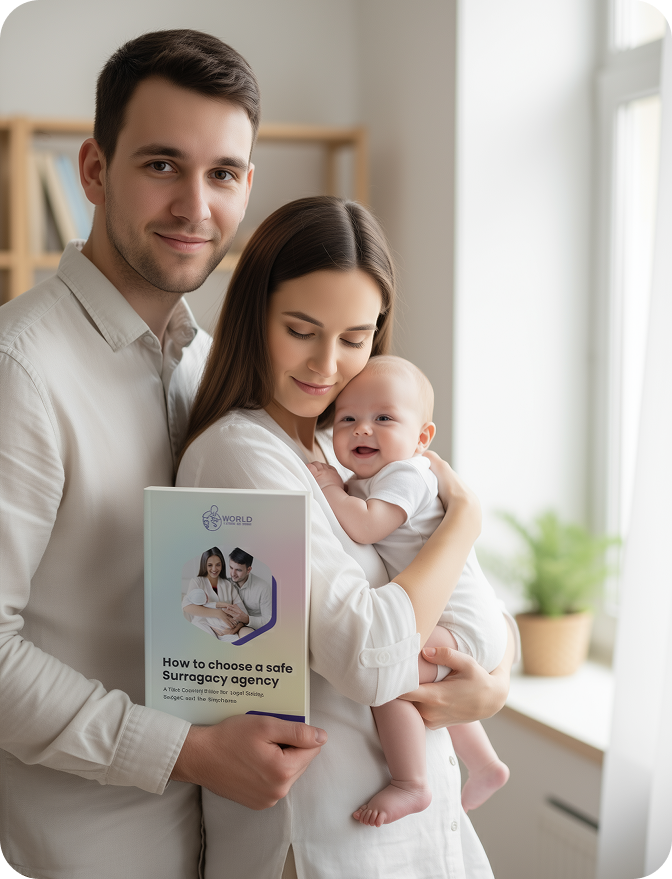 Happy family with baby